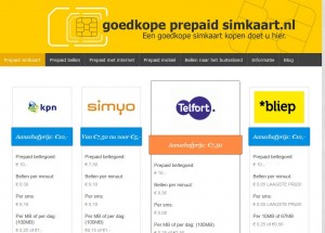 prepaid simkaart